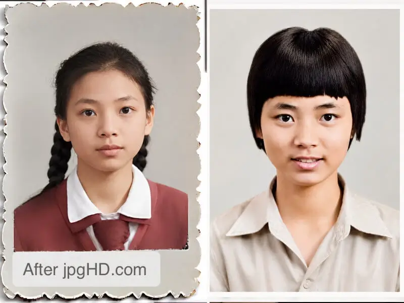 AI old photo restoration and image enhancement - Old Photo Restoration after